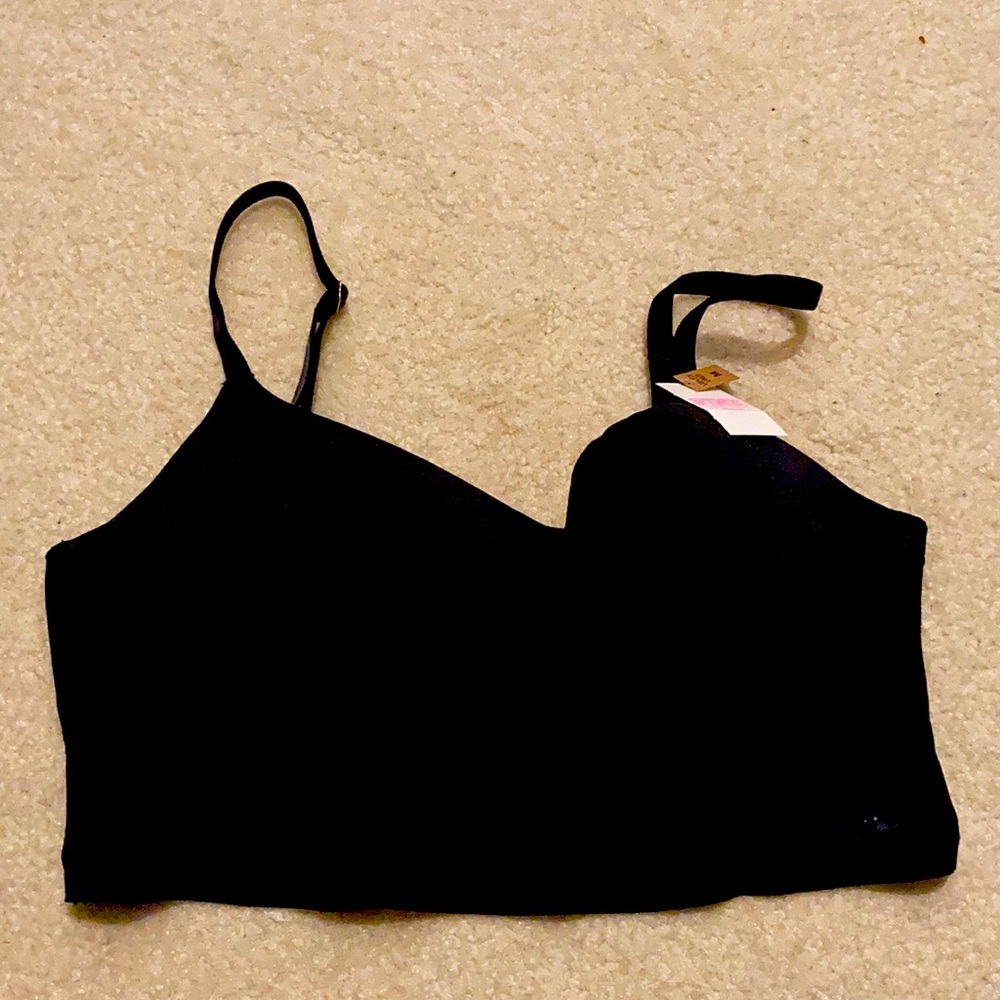 Pink - wireless lightly lined Medium bra